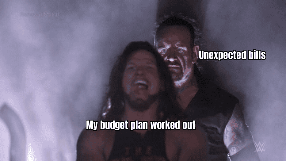 A humorous meme about hitting the jackpot on a shoestring budget
