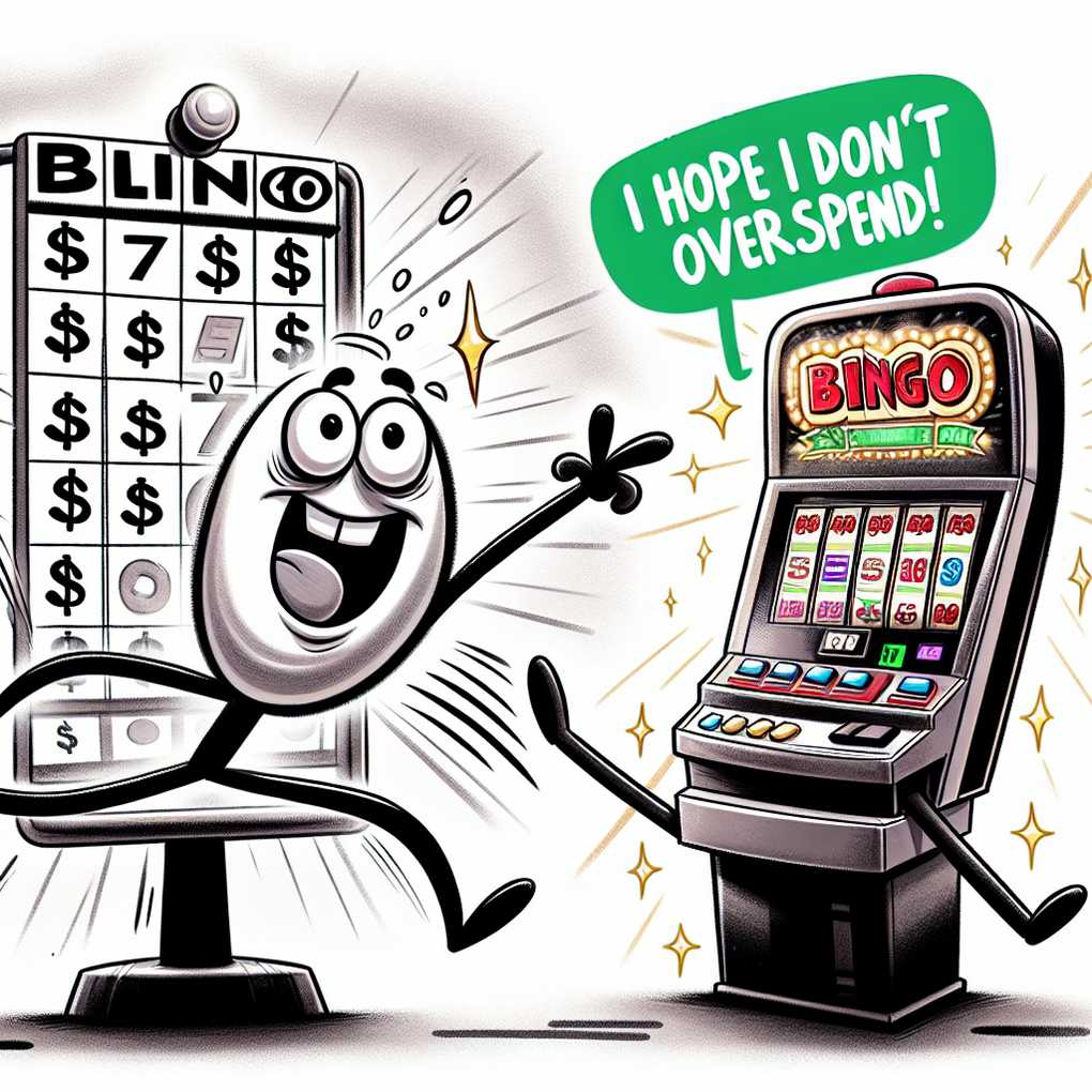 Illustration of Jenny jumping from bingo to online slots
