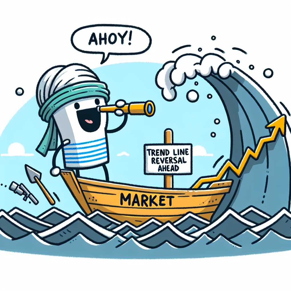 Trader handling market shifts like a sailor