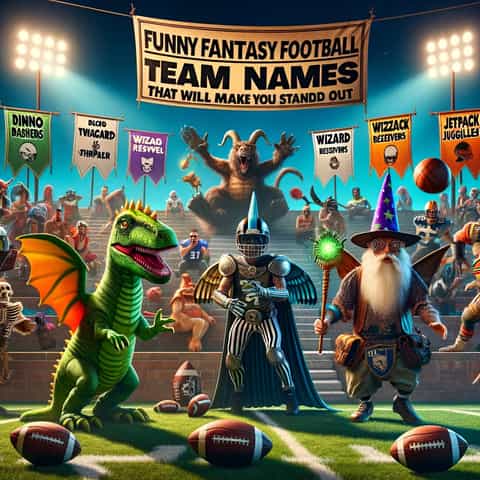 Image for Funny Fantasy Football Team Names That Will Make You Stand Out - Daily Fantasy Sports Blog