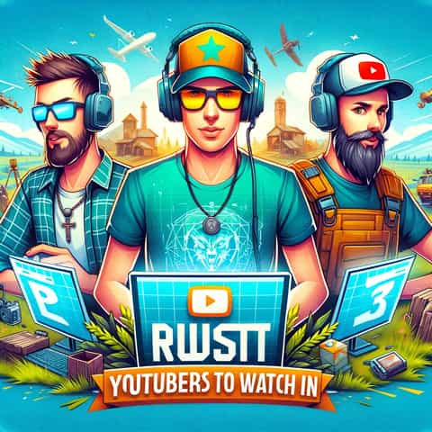 Image for Top 3 Rust Youtubers to Watch in 2024 - Rust Gambling News