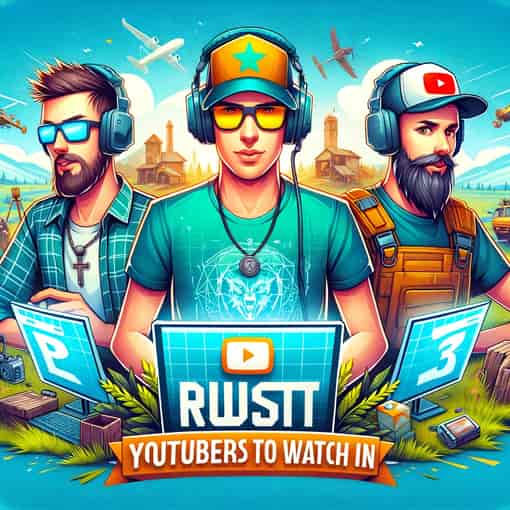 Thumbnail of Top 3 Rust Youtubers to Watch in 2024 - Rust Gambling News